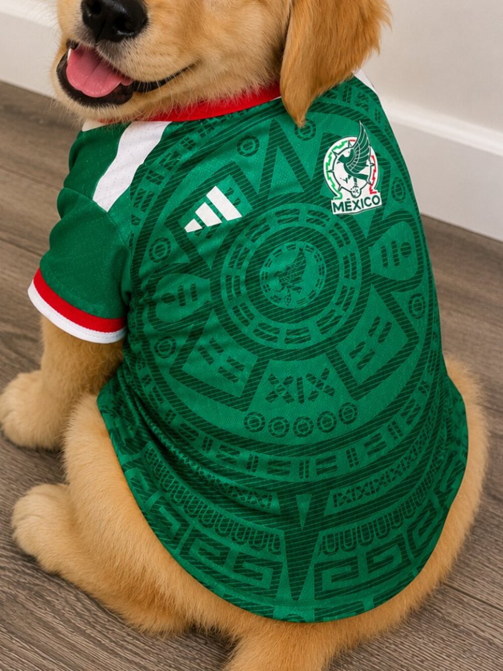 Mexico 2026 Green Aztec Soccer Jersey for PET
